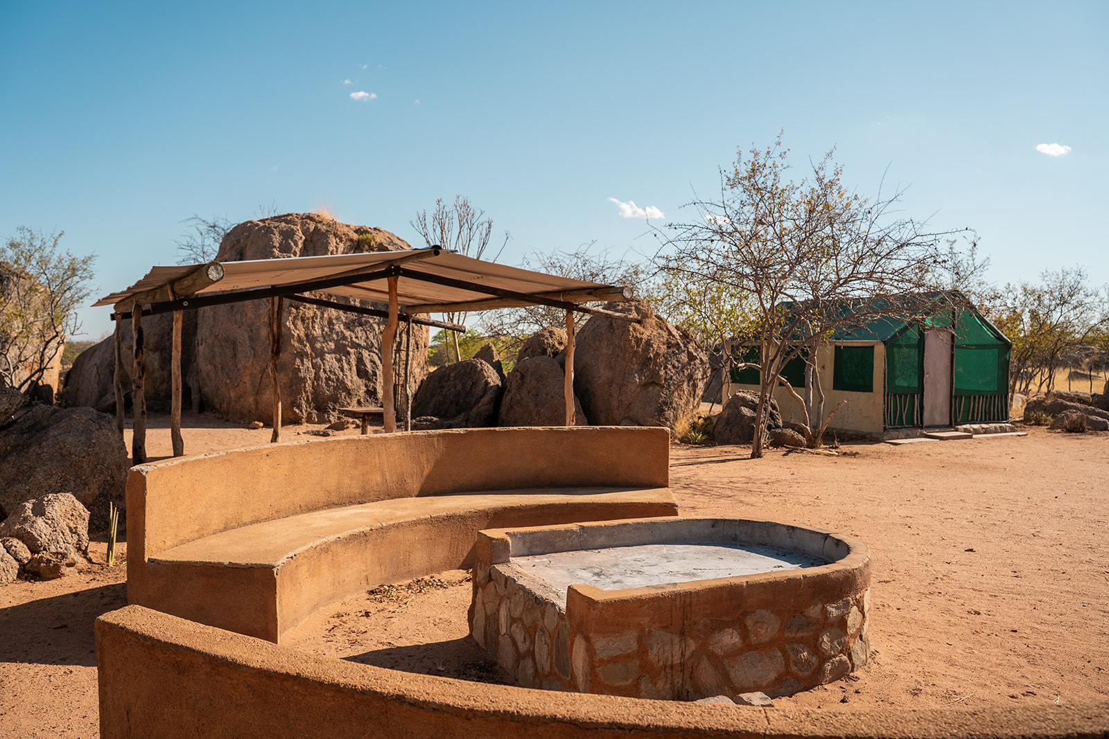 Bush camp & Duncan campsite